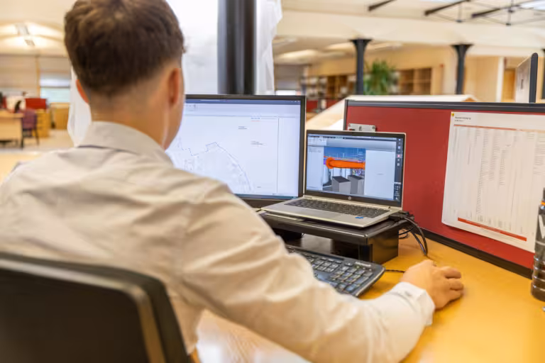 konstruktion planung 3D BIM digital zwilling computer aided design PC Netzwerk software AutoCAD